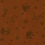 CP-E - Primitive Halloween Fabric (Orange) - (FHM)-