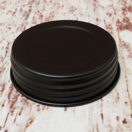 3.5″ Black Wide Mouth Jar Lid