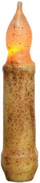 4" Burnt Ivory Timer Taper